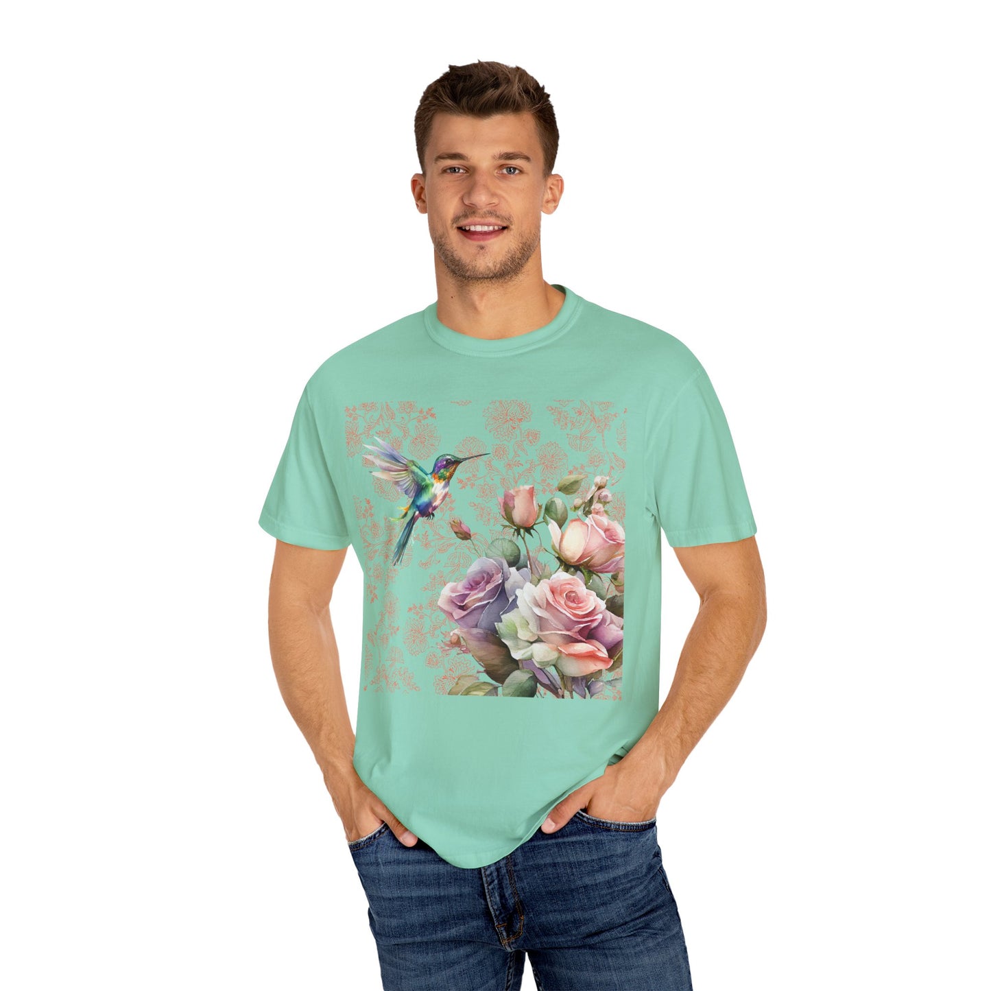 Hummingbird 1 Unisex Garment-Dyed T-shirt