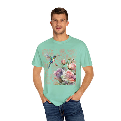 Hummingbird 1 Unisex Garment-Dyed T-shirt