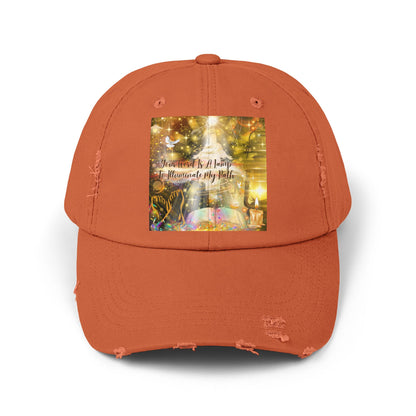 Your Word Unisex Distressed Cap