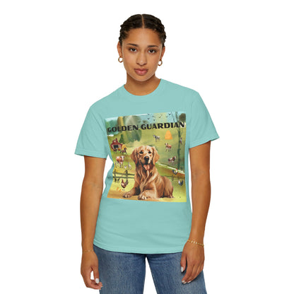 Golden Guardian Unisex Garment-Dyed T-shirt