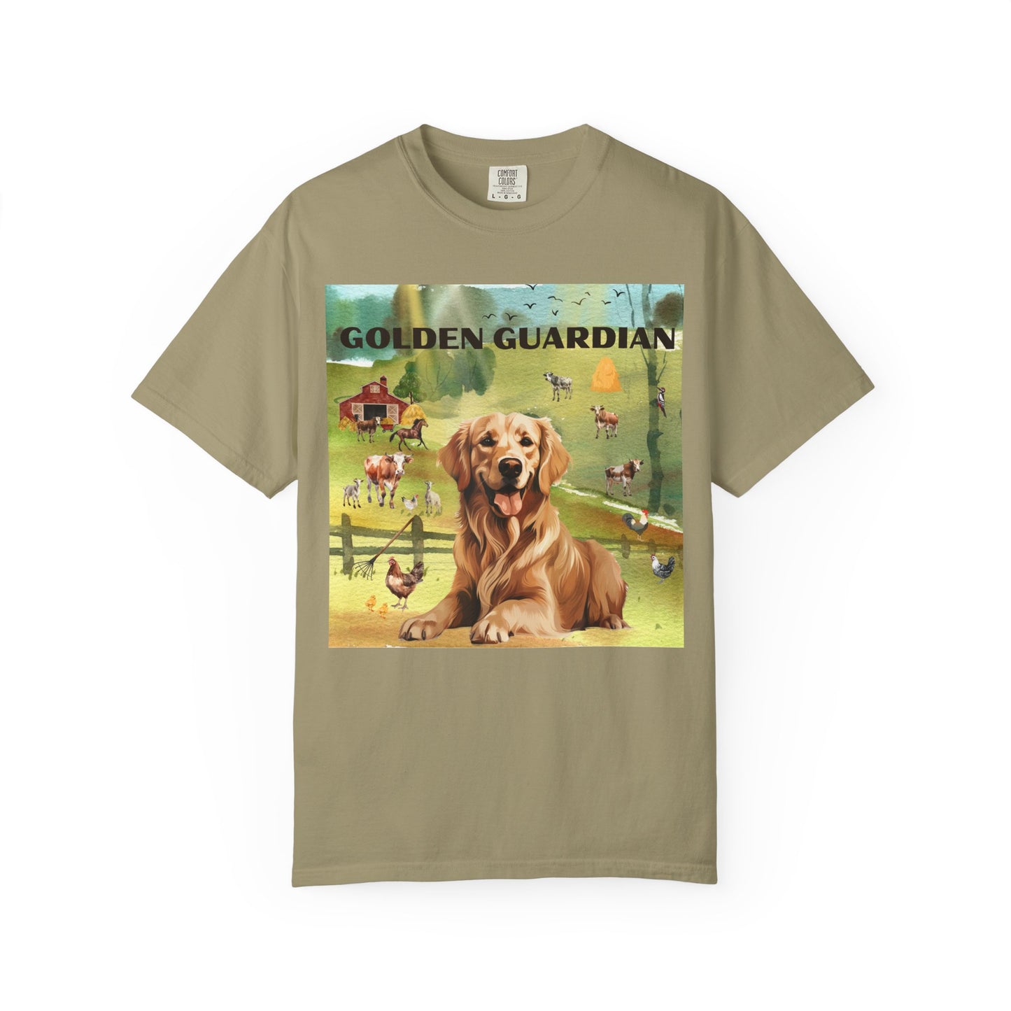 Golden Guardian Unisex Garment-Dyed T-shirt