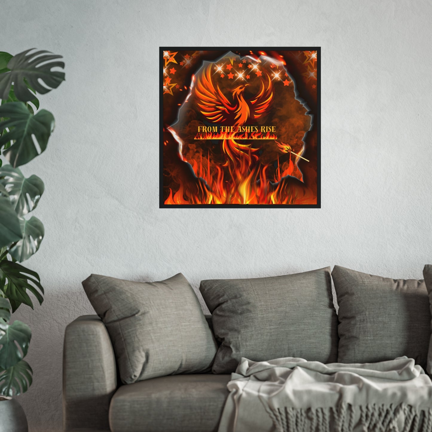 From The Ashes Rise Fine Art Poster