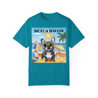 Beach Ballin Unisex Garment-Dyed T-shirt