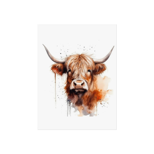 Highland Cow Gentle Giant Fine Art Posters