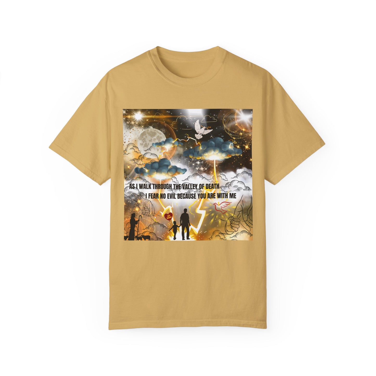 I Fear No Evil Unisex Garment-Dyed T-shirt