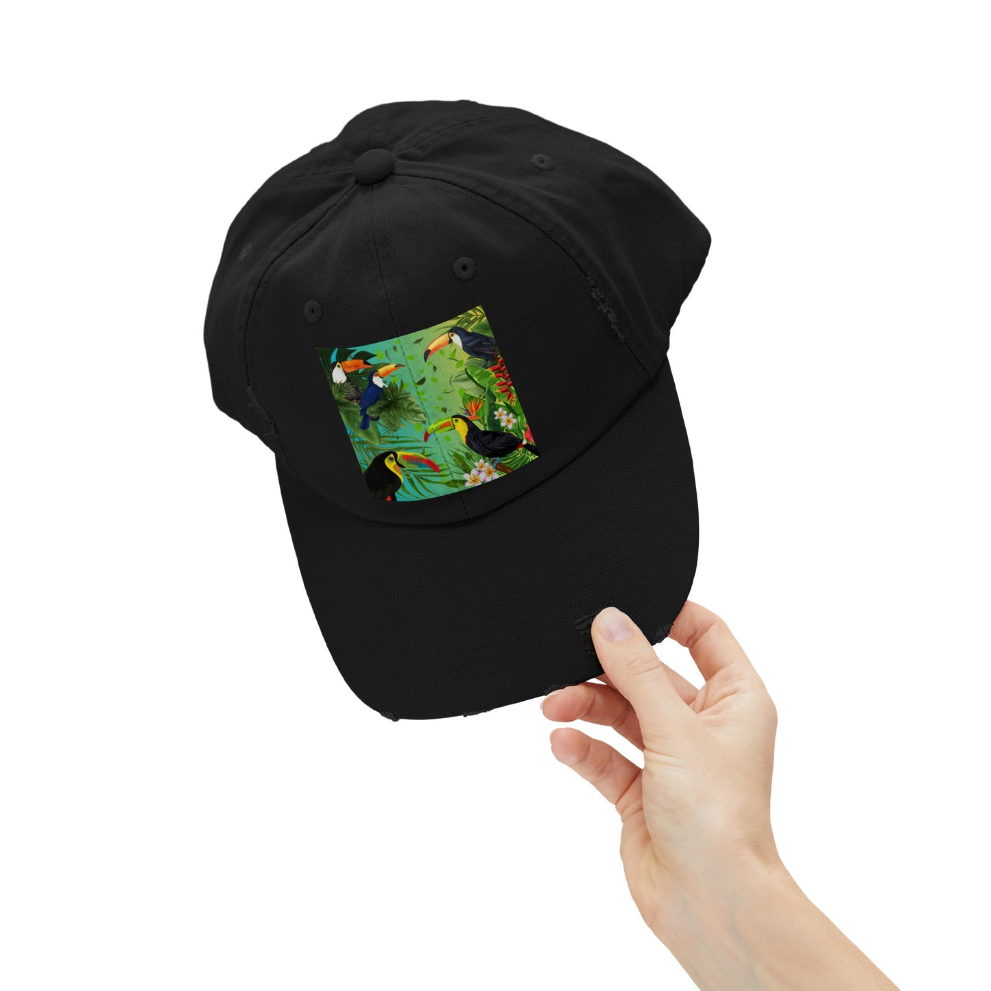 Toucans Unisex Distressed Cap