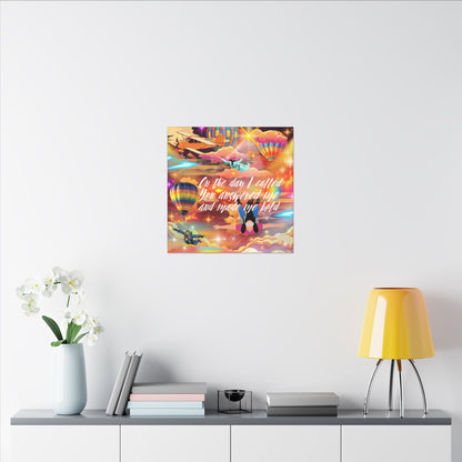 You Answered Me - Inspirational Canvas Wall Art