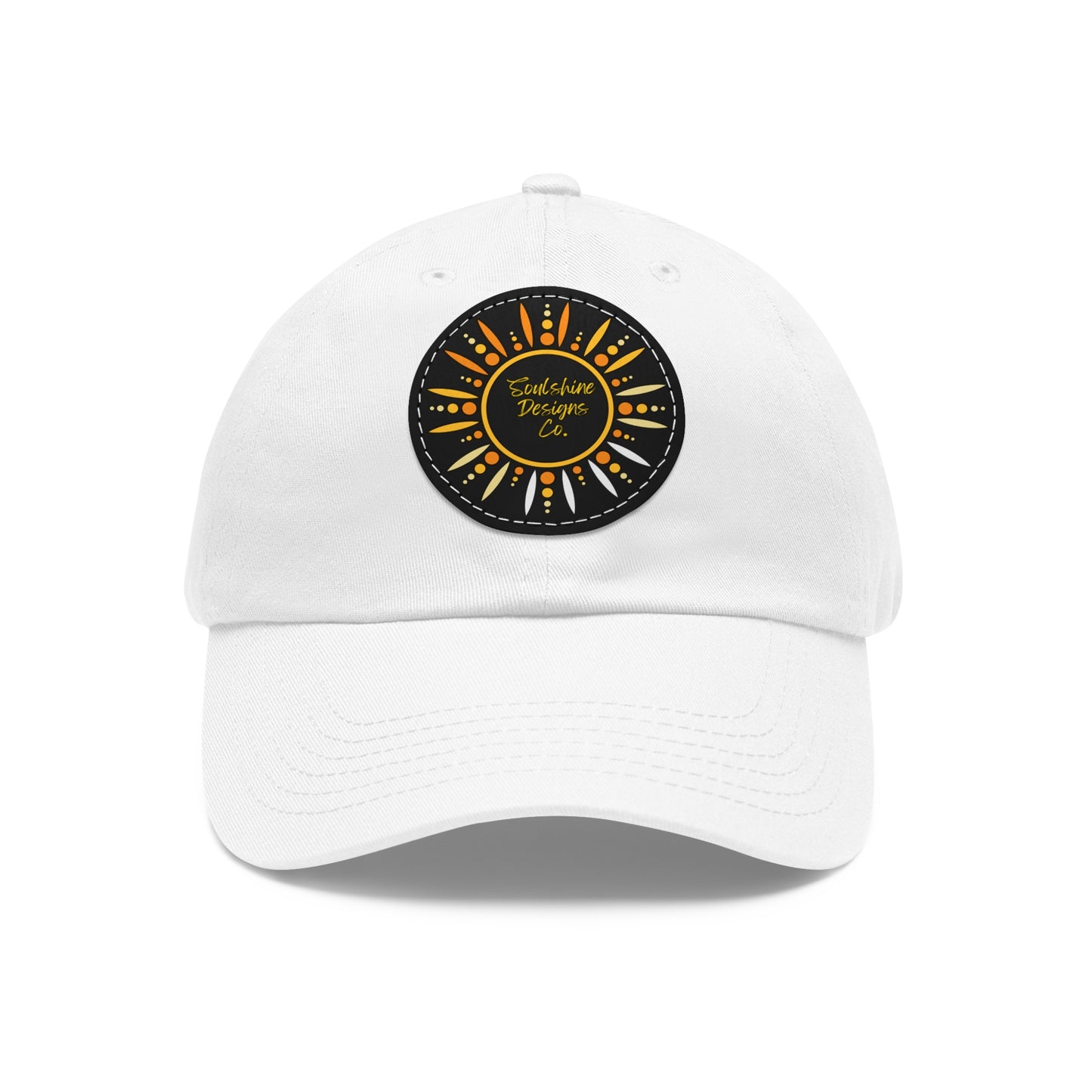 Soulshine Designs Co. Dad Hat with Leather Patch (Round)