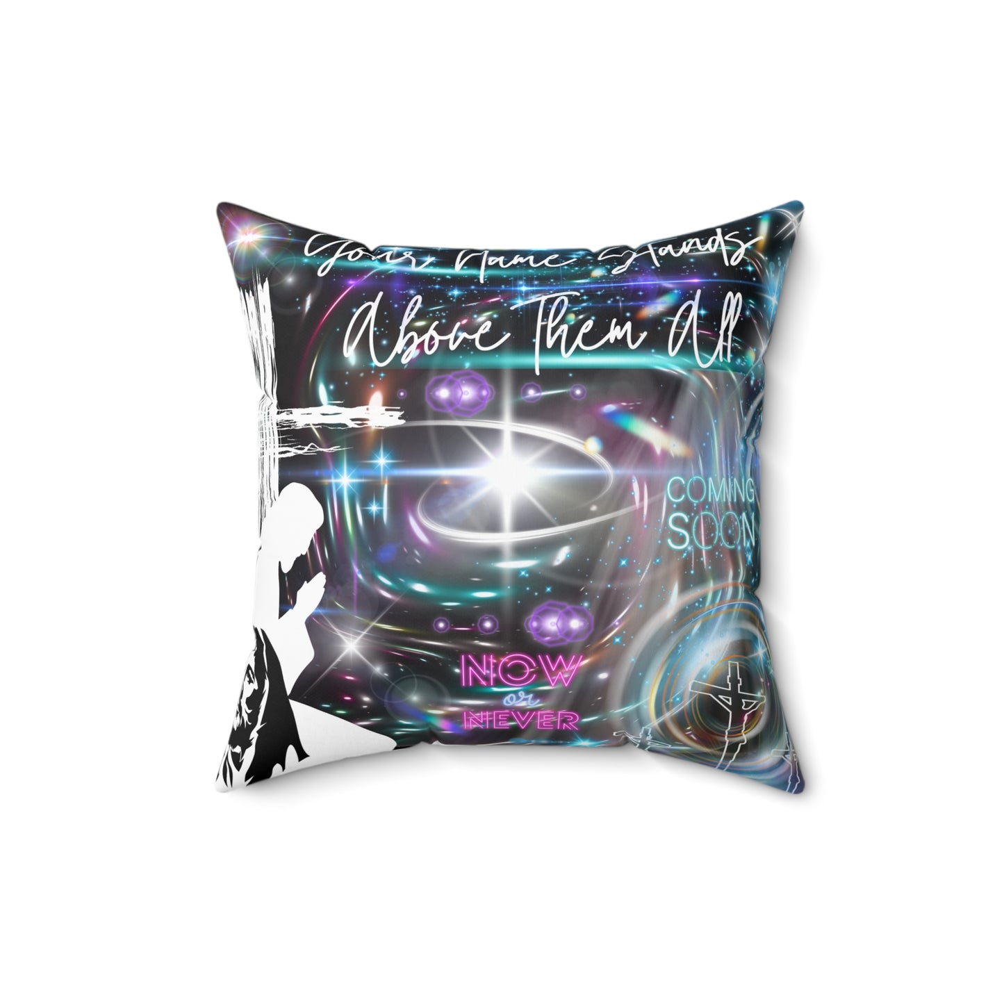 King Of All Kings Spun Polyester Square Pillow