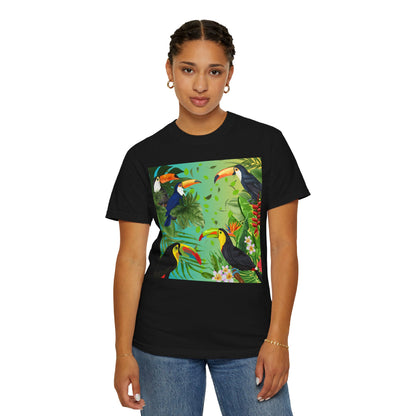 Toucans Unisex Garment-Dyed T-shirt