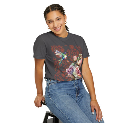 Hummingbird 1 Unisex Garment-Dyed T-shirt