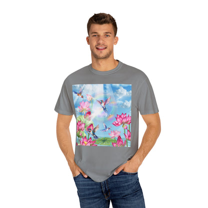 Sipping On Sunshine Unisex Garment-Dyed T-shirt