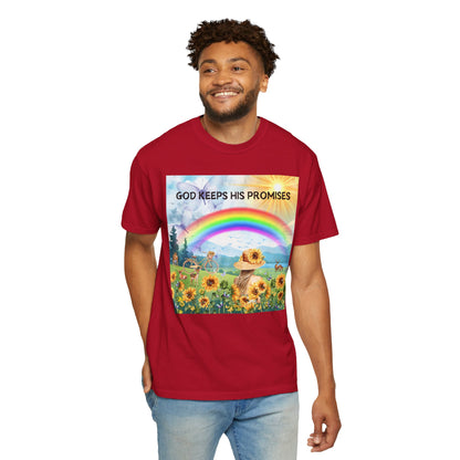 God Keeps His Promises Unisex Garment-Dyed T-shirt