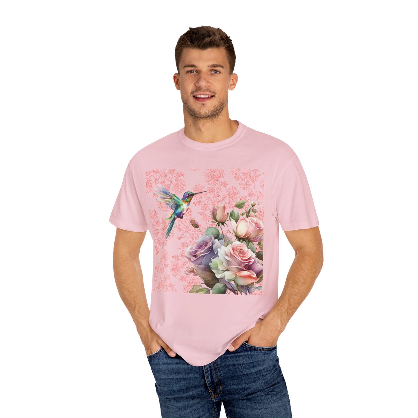Hummingbird 1 Unisex Garment-Dyed T-shirt