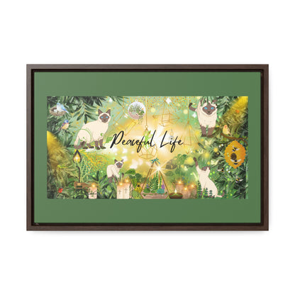 Peaceful Life Canvas Wall Art