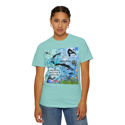 Sometimes You Have To Dive In The Deep End Unisex Garment-Dyed T-shirt