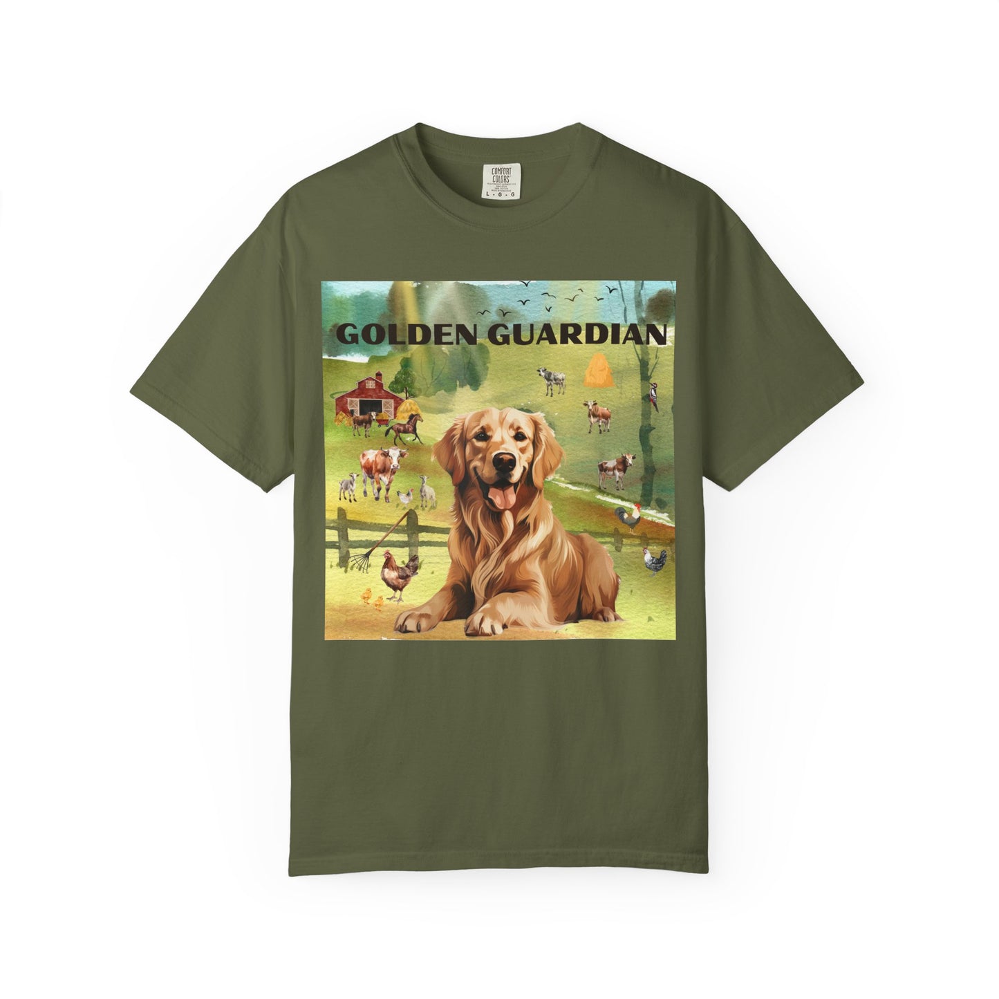 Golden Guardian Unisex Garment-Dyed T-shirt