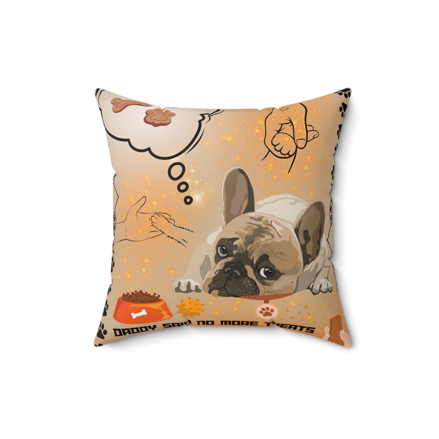 Daddy Said No More Treats Spun Polyester Square Pillow