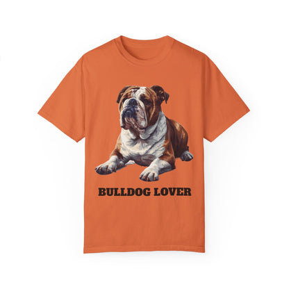 English Bulldog Lover Unisex Garment-Dyed T-shirt