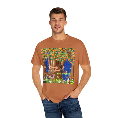 Tree Hugger Unisex Garment-Dyed T-shirt