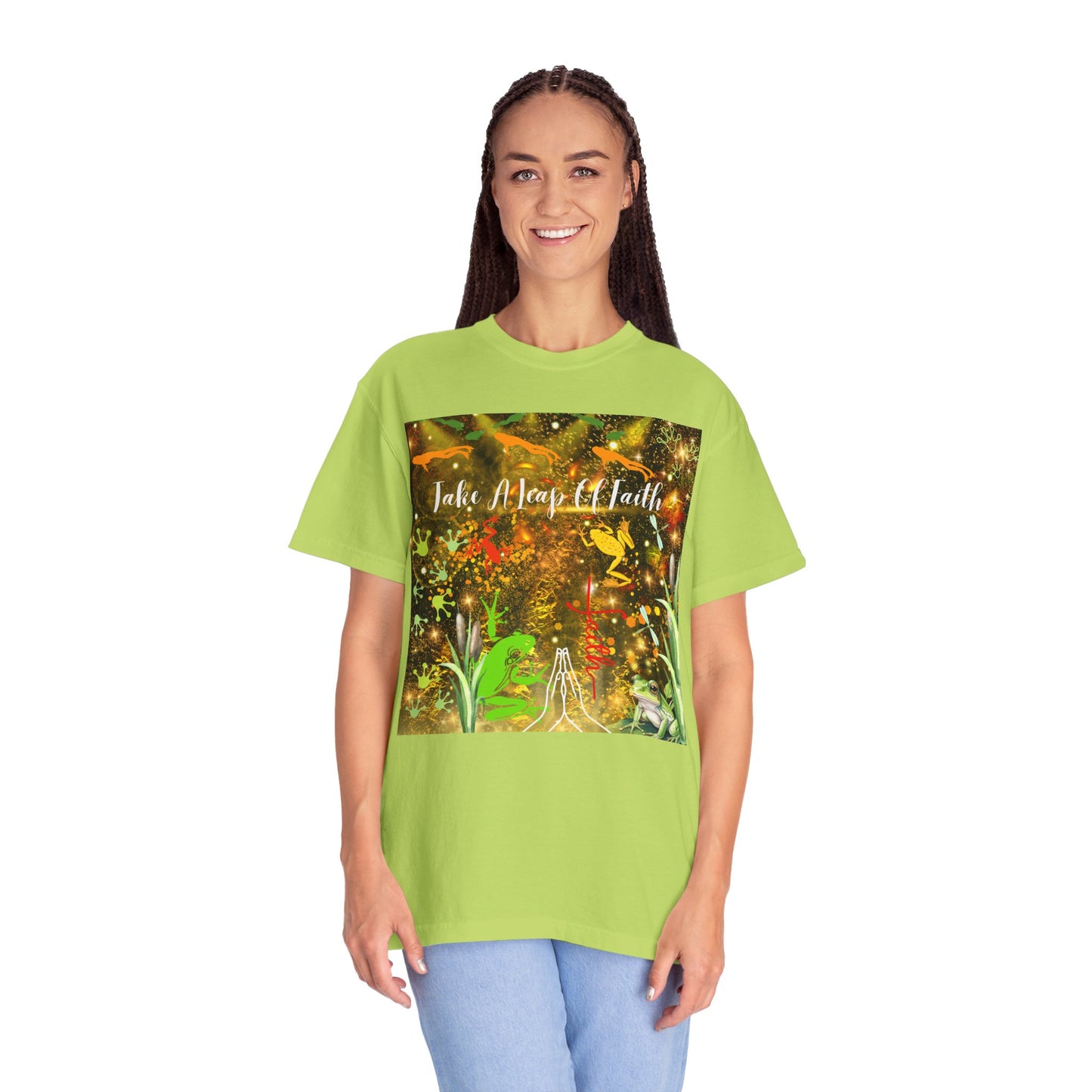 Take A Leap Of Faith Unisex Garment-Dyed T-shirt