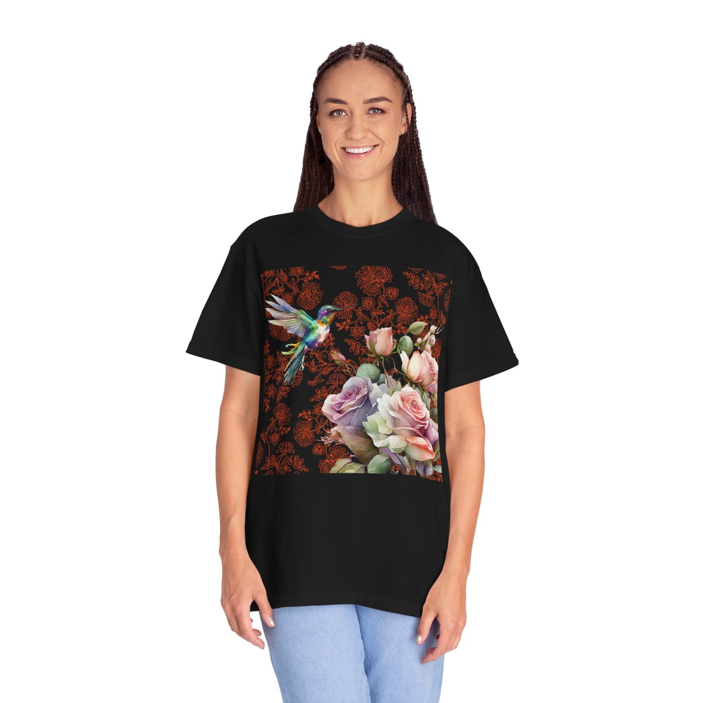 Hummingbird 1 Unisex Garment-Dyed T-shirt