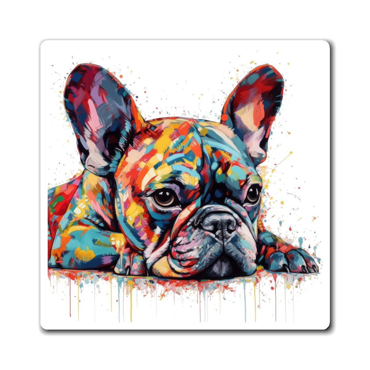 Magnets Frenchie In Color 2