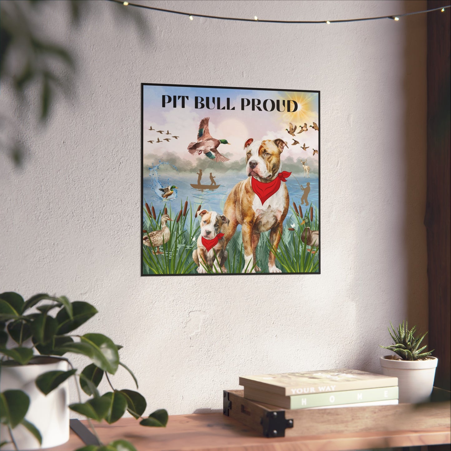 Pit Bull Proud Fine Art Posters