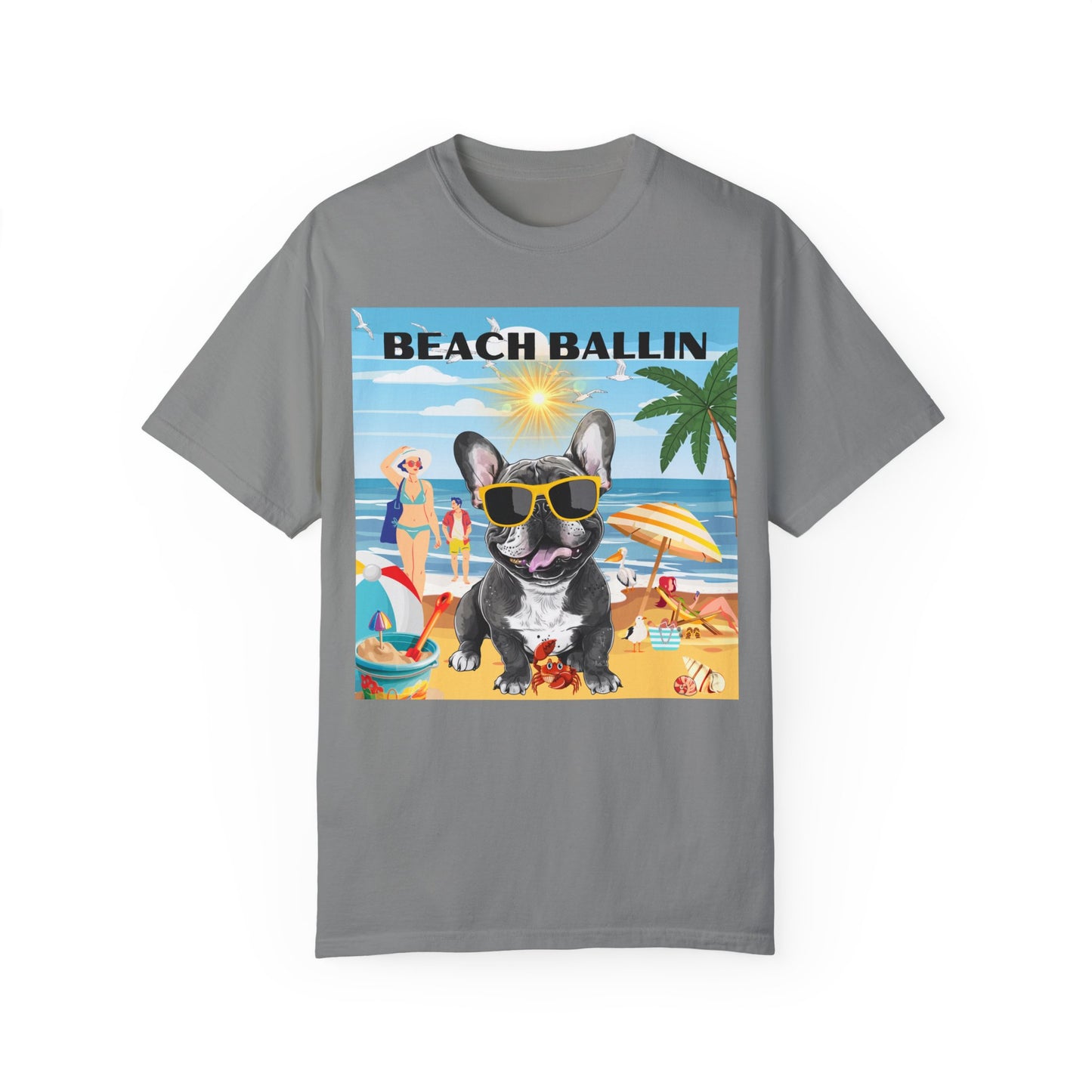 Beach Ballin Unisex Garment-Dyed T-shirt