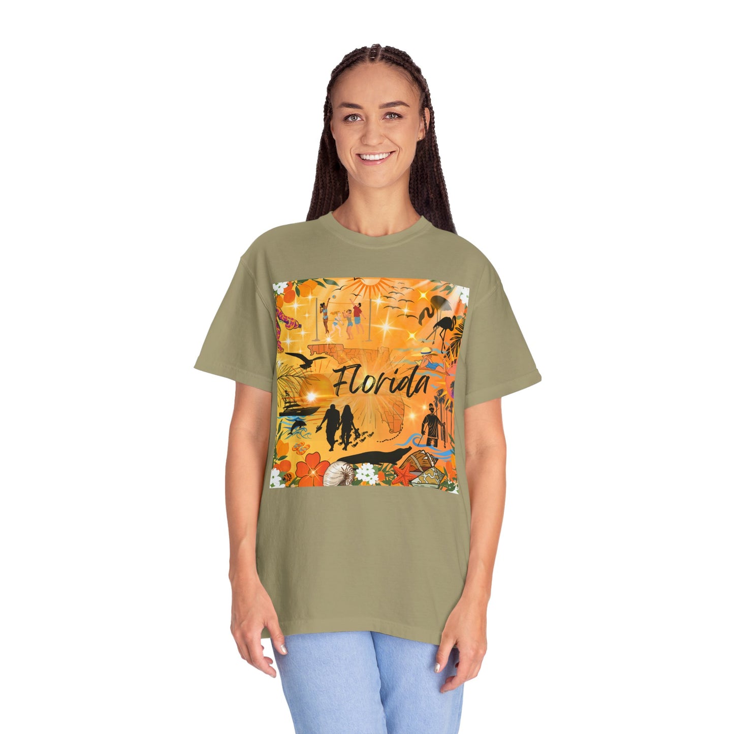 Florida Unisex Garment-Dyed T-shirt