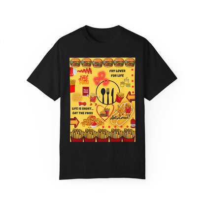 Eat The Fries Unisex Garment-Dyed T-shirt