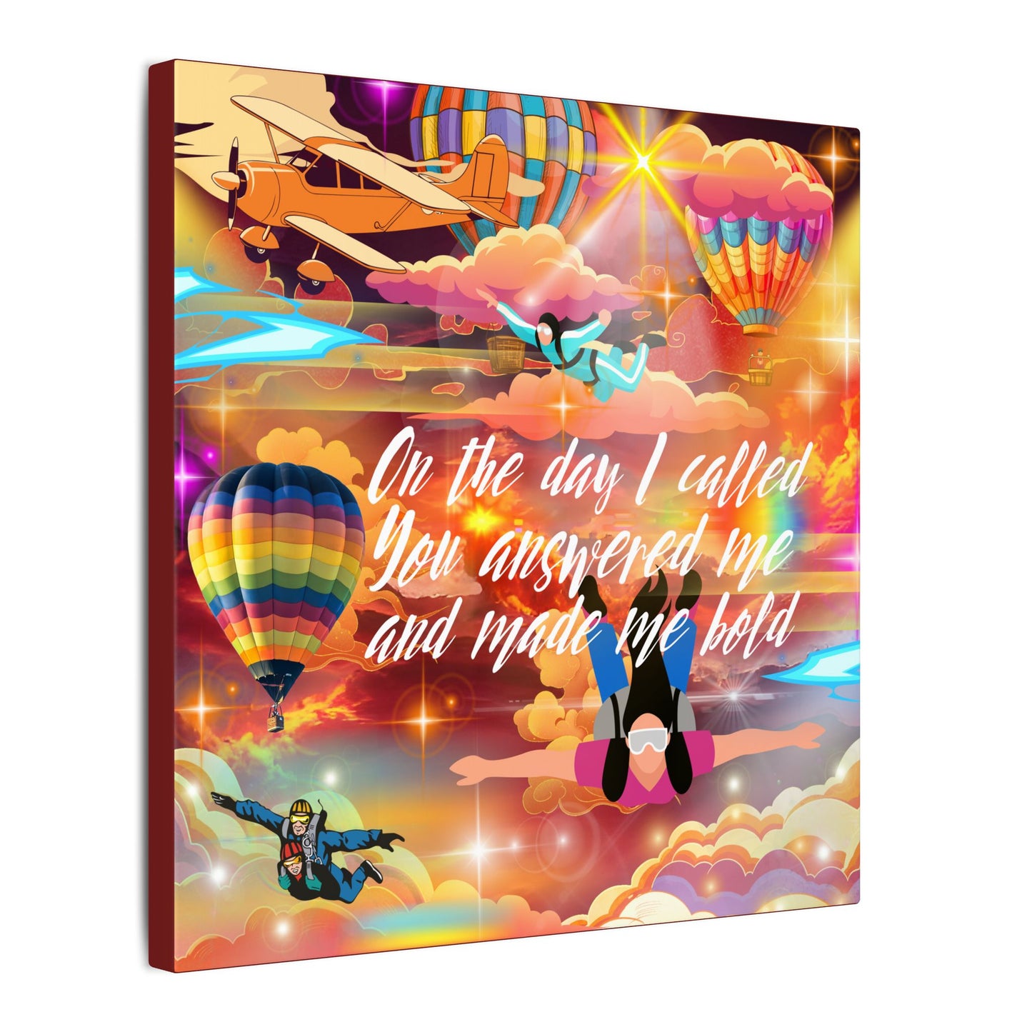 You Answered Me - Inspirational Canvas Wall Art