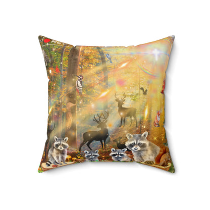 Take A Hike Spun Polyester Square Pillow