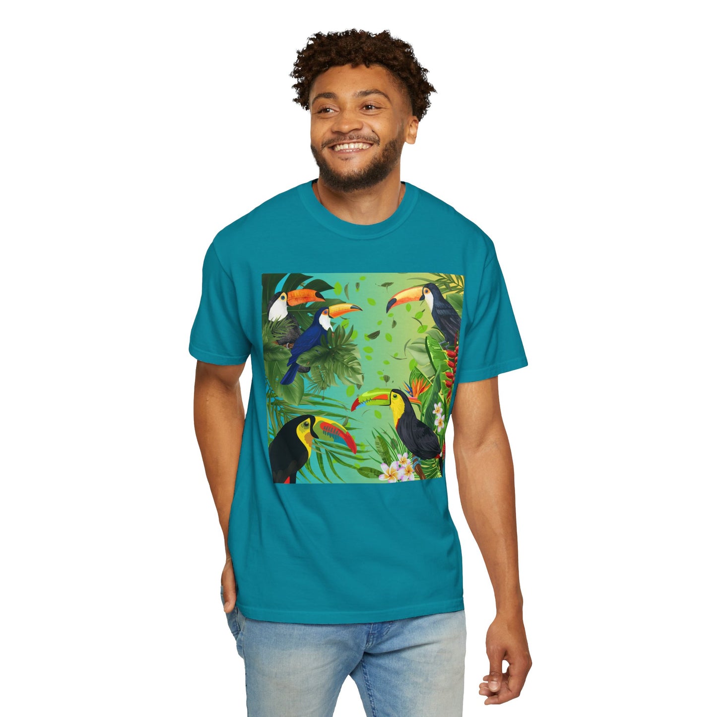 Toucans Unisex Garment-Dyed T-shirt