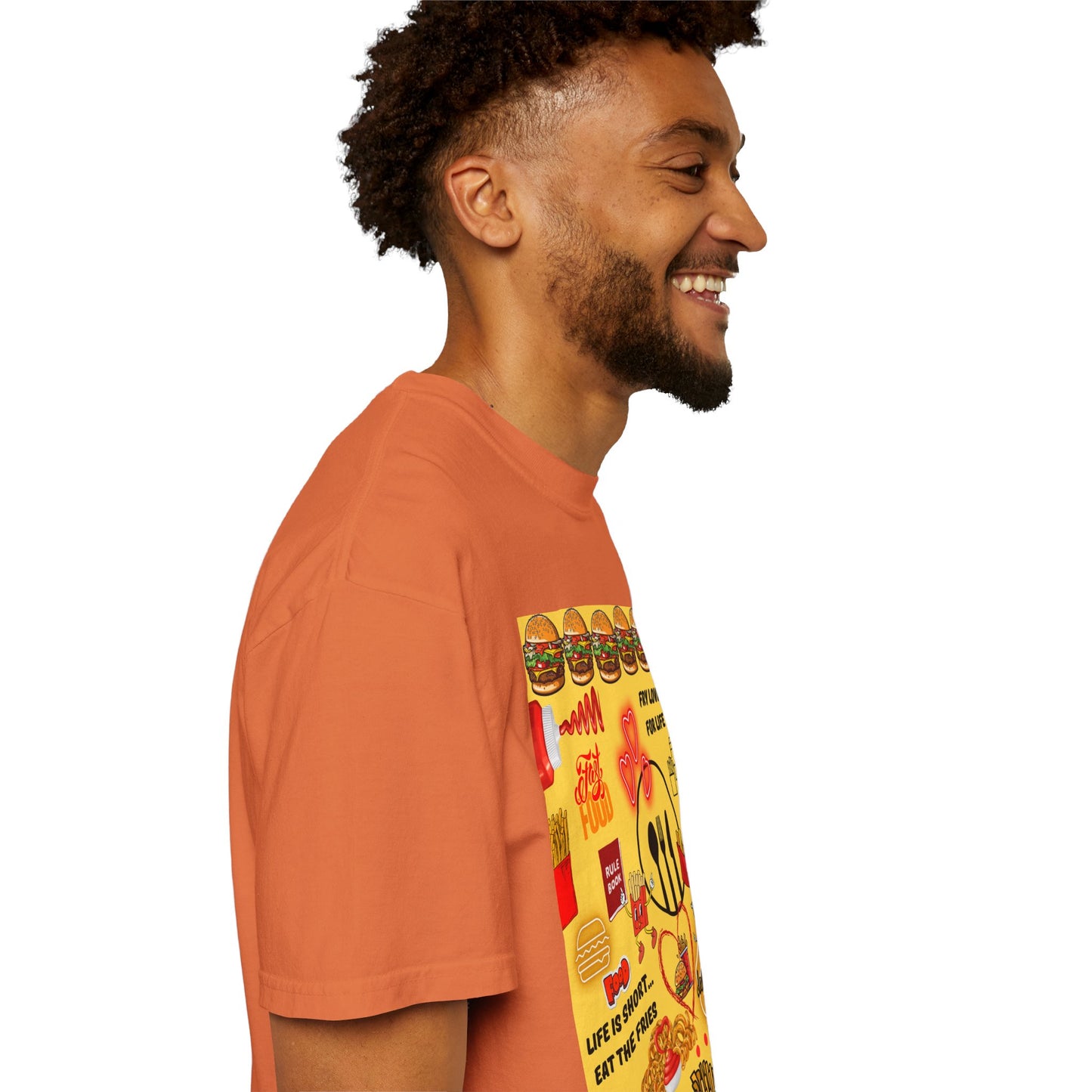 Eat The Fries Unisex Garment-Dyed T-shirt