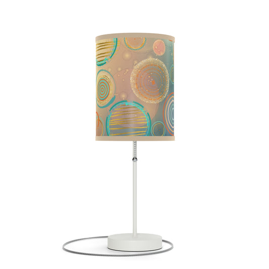 Tranquil Circles Lamp on a Stand, US|CA plug