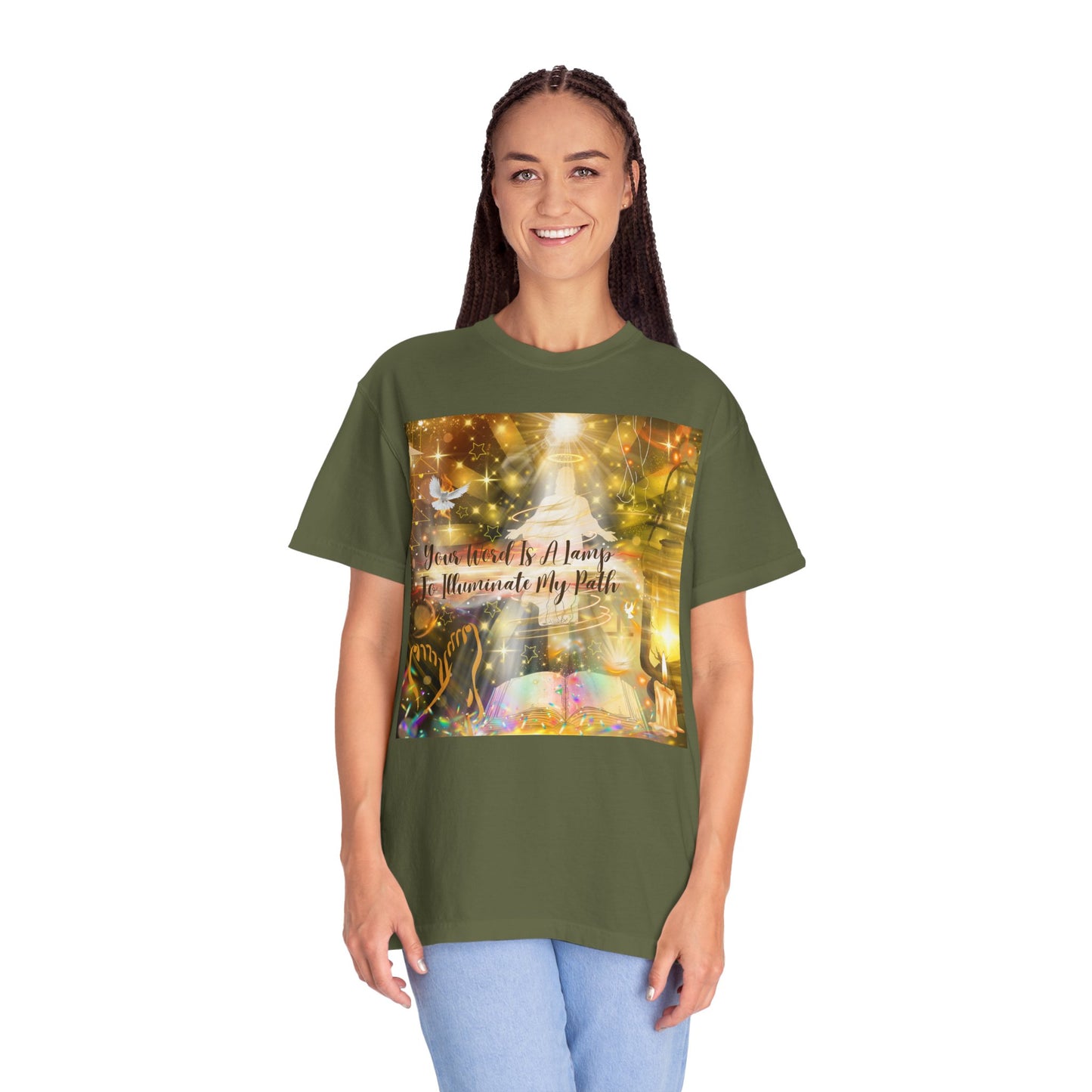 Your Word Unisex Garment-Dyed T-shirt