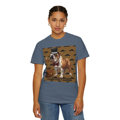 Pawsitively Dapper Unisex Garment-Dyed T-shirt