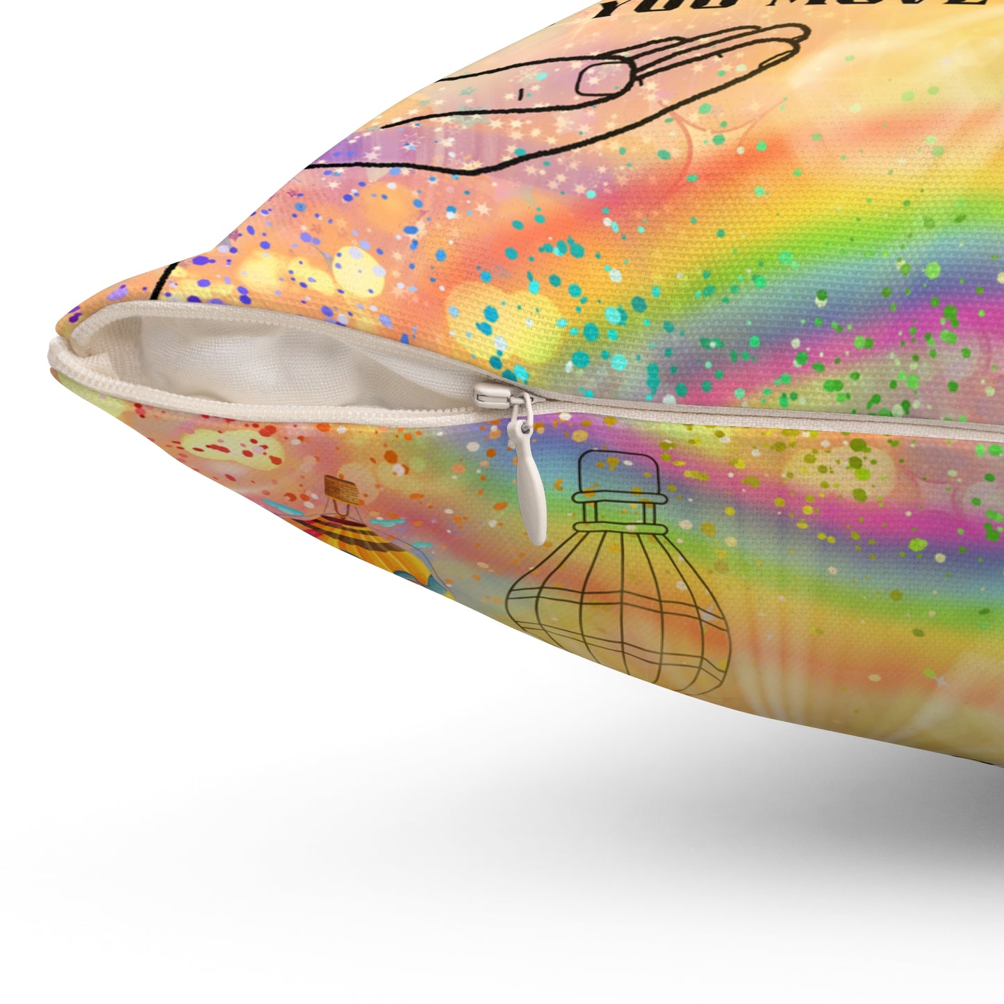 Trust That You Are Ready Spun Polyester Square Pillow