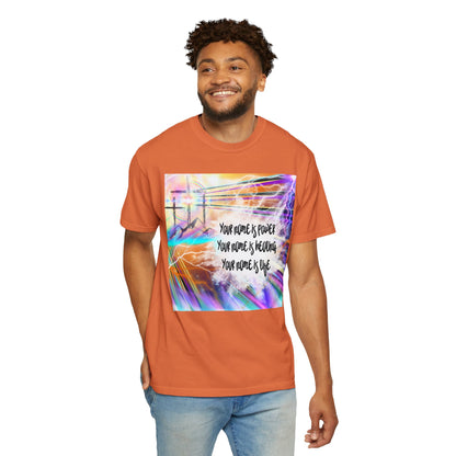 Your Name Unisex Garment-Dyed T-shirt