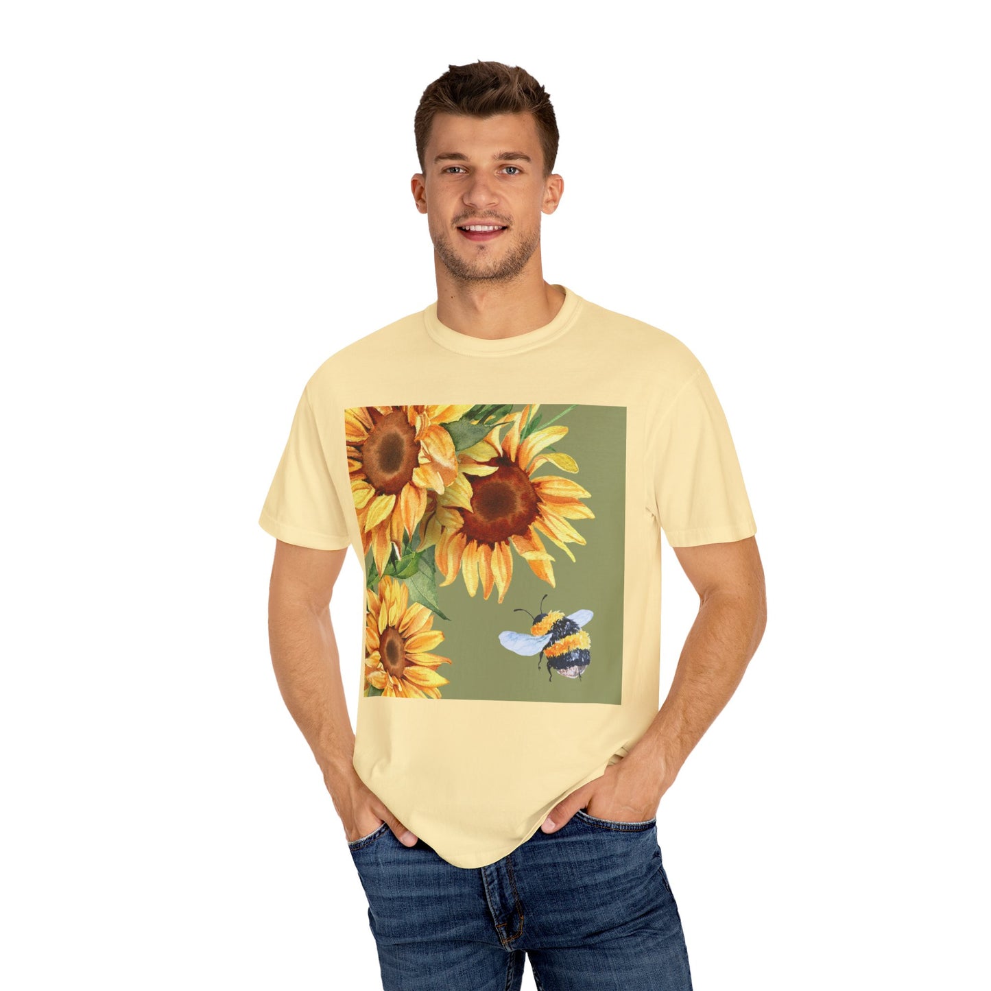 Bee 3 Unisex Garment-Dyed T-shirt