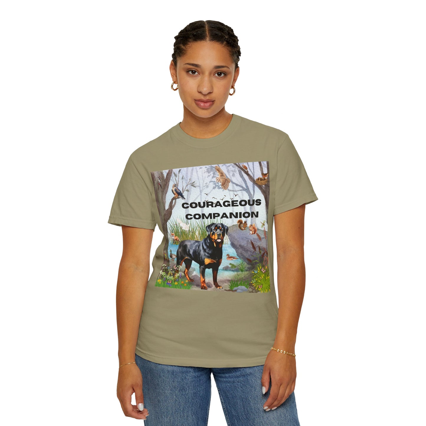 Courageous Companion Unisex Garment-Dyed T-shirt