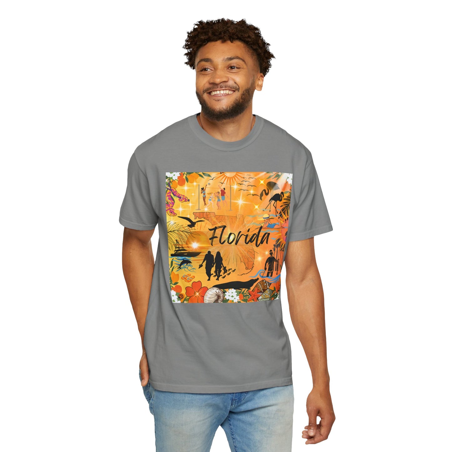 Florida Unisex Garment-Dyed T-shirt