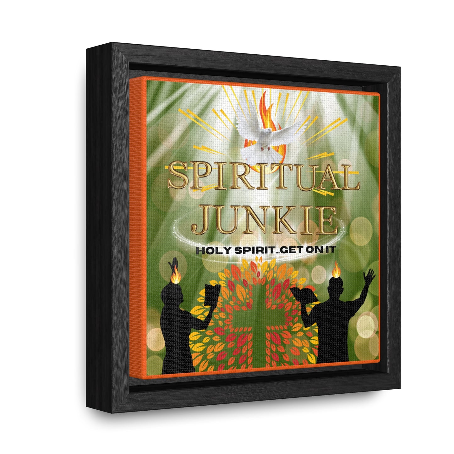 Spiritual Junkie Gallery Canvas Wraps, Square Frame