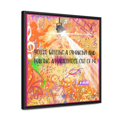 Symphony Gallery Canvas Wraps, Square Frame