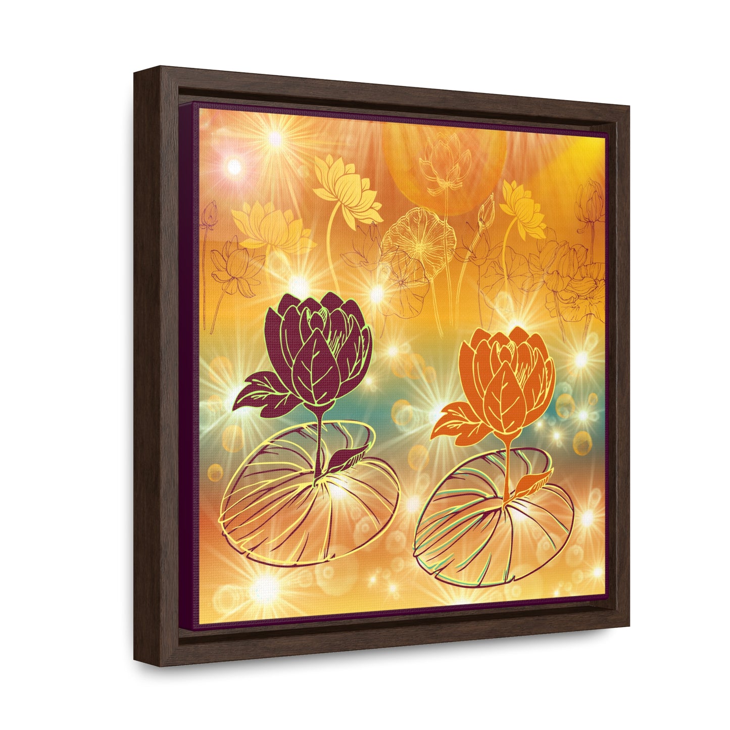 Reflections Gallery Canvas Wraps, Square Frame