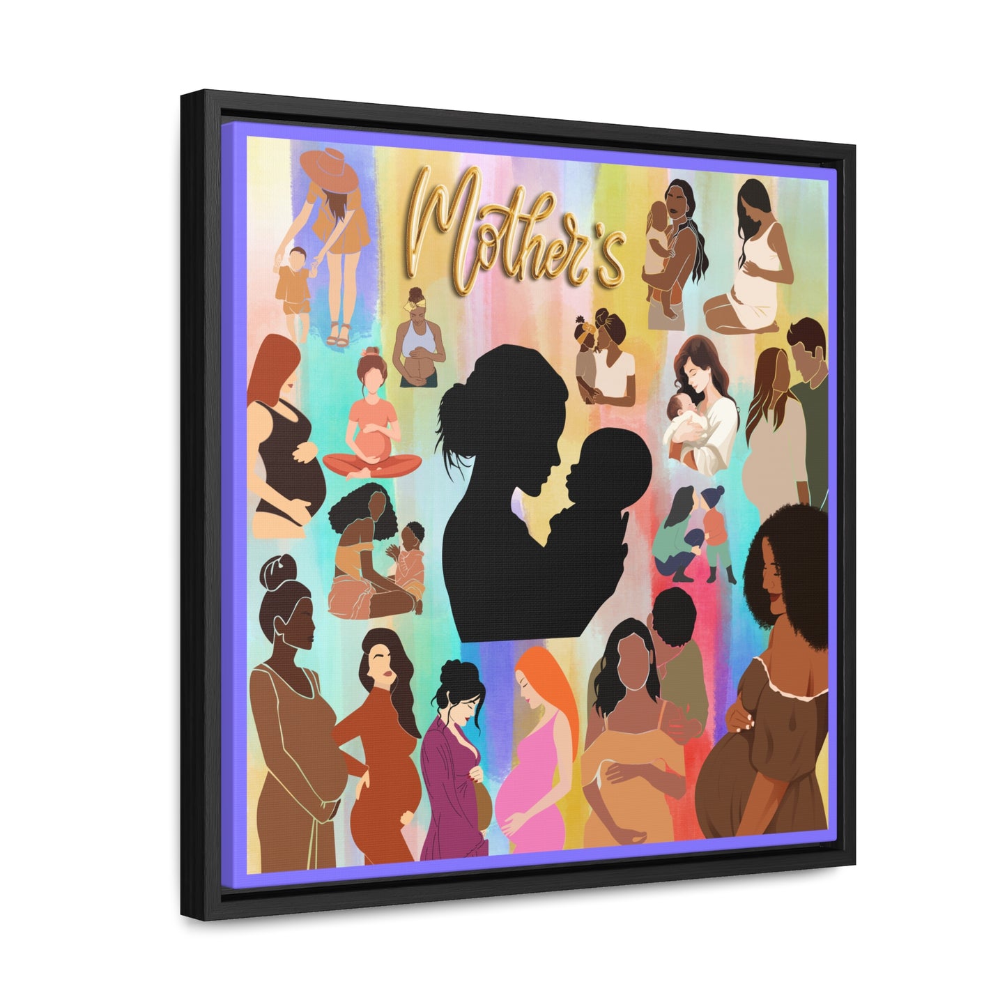 Mothers Gallery Canvas Wraps, Square Frame