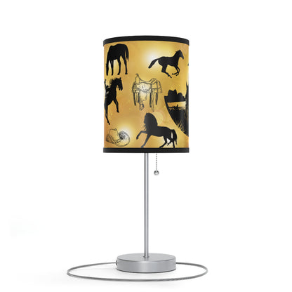 Cowgirl Country Lamp on a Stand, US|CA plug