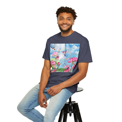 Sipping On Sunshine Unisex Garment-Dyed T-shirt