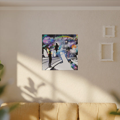 In His Hands - Cosmic Wall Art Canvas Print, Home Decor, Inspirational Decor, Galaxy Artwork, Unique Gift for Space Lovers, Abstract Art